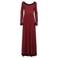 thumbnail image 1 of Robe Décontractée Élégante pour Femmes Manches Courtes Robe Longue Gothique et Style, 1 of 3