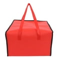 thumbnail image 4 of 12" Food Warmer Bag, Insulated Bag Aluminum Foil Baking Food Delivery Bag Reusable for Delivery 40x40x24CM, Red, 4 of 8