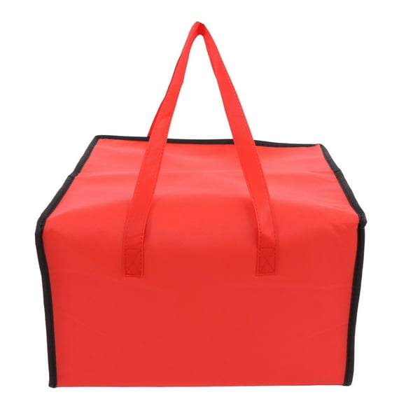 Food Warmer Bag, Reusable Portable Non Woven Fabric Insulated Bag Oil Proof Aluminum Foil For Delivery