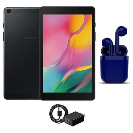Restored Samsung 8-inch Galaxy Tab A, Wi-Fi Only, 32GB, Bundle: USA Essentials Bluetooth/Wireless Airbuds, Charger (Refurbished)