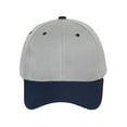 thumbnail image 2 of Two-Tone   Adjustable Baseball Cap, Grey/Navy, 2 of 2