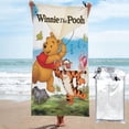 thumbnail image 1 of Toalla de playa de Winnie The Pooh, suave, de secado rápido, resistente a la arena, para piscina, yoga, gimnasio, camping, toallas de baño ligeras, regalo para niños, niñas, niños y adultos, 27,5 x, 1 of 8