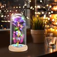 thumbnail image 2 of Rosa de cristal Otlonpe Timeless Elegance LED Wood Púrpura, 2 of 9