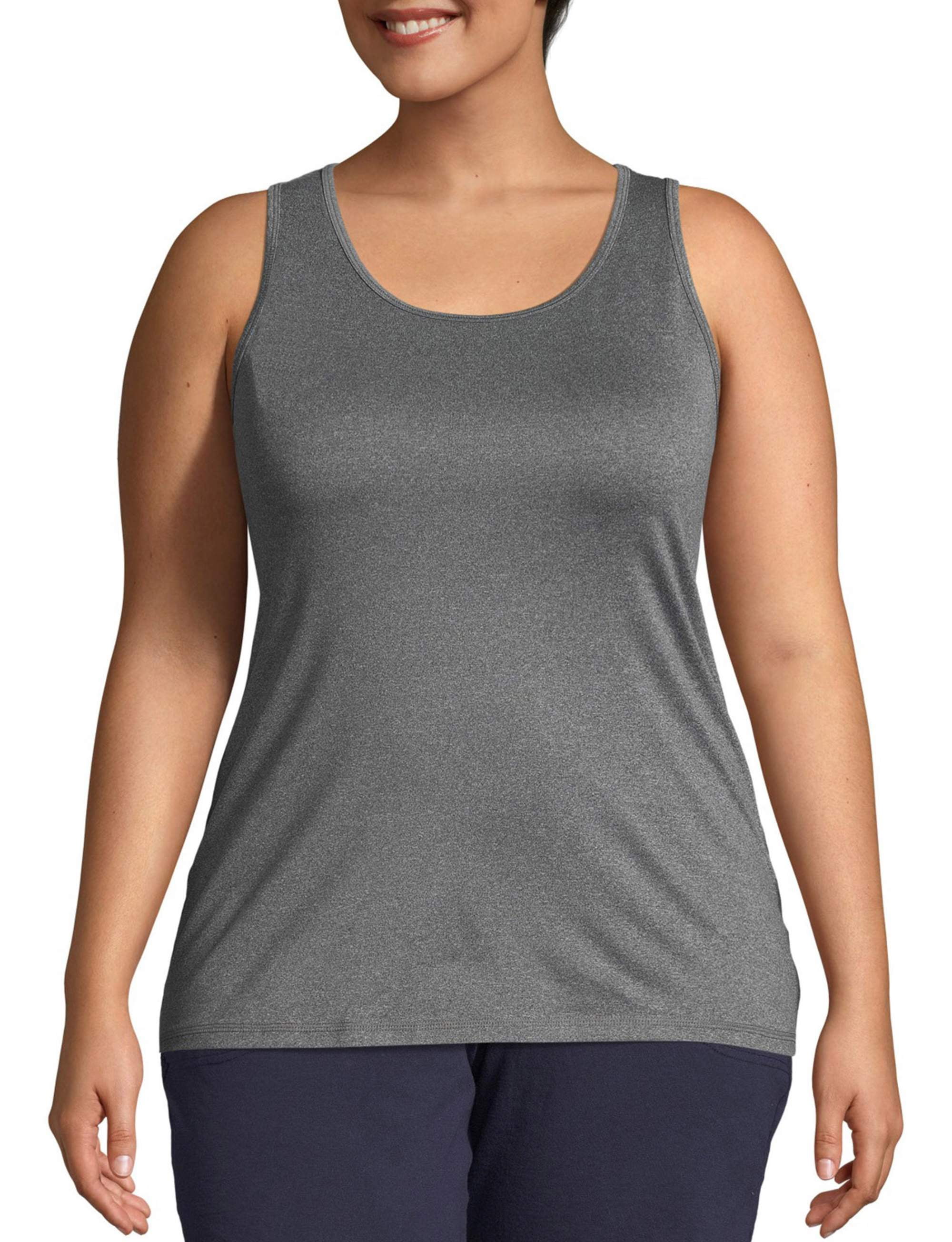 Just My Size Women's Plus Active Racerback Jersey Tank