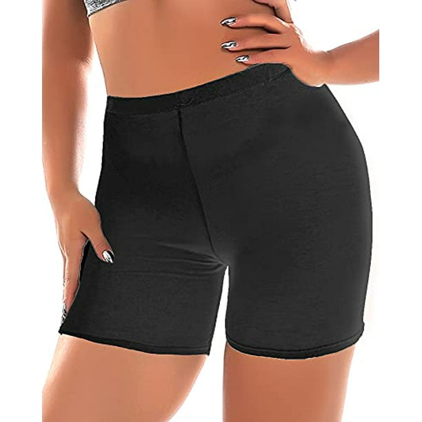 Etna kitten Offense Slip Shorts for Under Dresses Women Anti Chafing Shorts Biker Under Dress  Shorts Women Slip Shorts for Women Underwear (Black, XX-Large) - Walmart.com