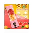 thumbnail image 5 of 1pc 12.85oz Portable Blender Cup, Electric USB Juicer Blender, Mini Blender For Shake And Salad, Juice, Six Blades, Powerful Blending, 5 of 11
