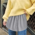 thumbnail image 2 of JGTDBPO Women'S Layered Tiered Sheer Stripe Printing Extender Half Slip Plus Size Skirt, 2 of 9