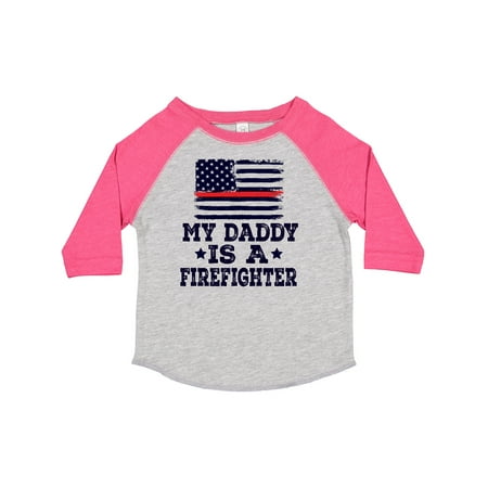 

Inktastic Fireman Daddy is a Firefighter Gift Toddler Boy or Toddler Girl T-Shirt