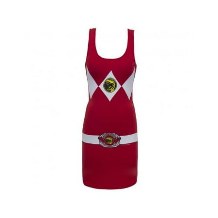 Red Power Ranger Adult Tank Dress