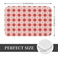 thumbnail image 2 of KLL Tapis de Porte à Carreaux de Noël avec Imprimé Flocons de Neige pour Entrée Intérieure Extérieure, Tapis Antidérapant Tout Temps pour Patio Porche Entrée, 23.6 Pieds'x15.7 Pieds', 2 of 7