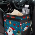 thumbnail image 6 of Santa Claus Car Trash Can: Foldable with Lid, Leak-Proof, Hanging Storage Bag - Trash Can for Car, Car Garbage Can, 6 of 6
