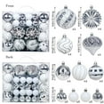 thumbnail image 6 of Hang Christmas Ball - 48Pcs Christmas Ball Ornaments Christmas Tree Decoration Holiday Multiple Styles Ornaments for Christmas Trees Party Ball Decoration Christmas Decorations, 6 of 7