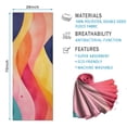 thumbnail image 2 of Colorful Tie Dye Mountain Pattern Hot Yoga Mat Towel Non Slip for Hot Yoga - Quick-Drying Yoga Mat Cover with 4 Corner Pockets with Travel Bag - Hot Yoga Towel Non Slip 70"x26", 2 of 6