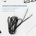 thumbnail image 2 of 2 m thermistor temperature sensor waterproof probe wire 10 K 1% 3950 black, 2 of 8