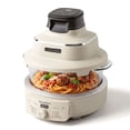 thumbnail image 6 of Magnifique 2-in-1 Glass Air Fryer & Multi Cooker Combo with 4.5QT Glass Pot, Visible Cooking Pot, Oatmeal Color, 6 of 11