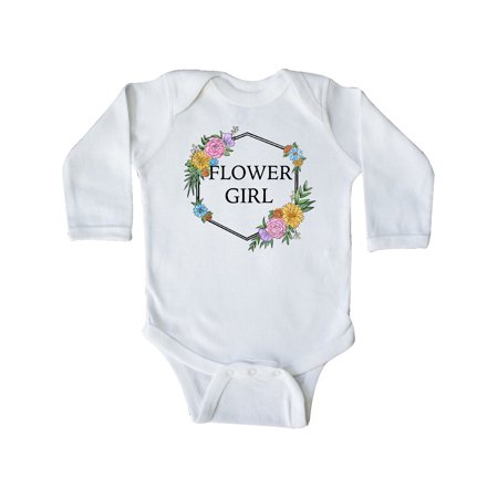 

Inktastic Flower Girl Gift Baby Boy or Baby Girl Long Sleeve Bodysuit