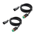 thumbnail image 3 of Almencla 2x DT Dtp Adapters Connectors splitters 2 Pin Socket for Single Head, 3 of 8