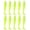 Fluorescent yellow, variant on Jesscasday 10Pcs Soft Lures Worm Baits Artificial Swimbaits Small Fishes Tail Swimbaits Lures