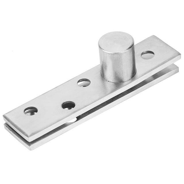 Bisagra de pivote giratorio de 360 grados de acero inoxidable, 2 piezas, bisagra de puerta giratoria de 75 mm de largo, pivote excéntrico
