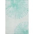 thumbnail image 2 of Addison Rugs Mayfield Washable Transitional Circles Teal Rectangle Rug, 10' x 14', 2 of 6
