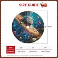 thumbnail image 2 of Sikiie Colorful Planet Universe Nativity Christmas Tree Skirt, Jesus Christian Winter Holiday Tree Mat Decoration(30-48IN)48", 2 of 6