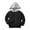 Black, variant on Durtebeua Jackets For Kids Winter Thick Warm Hooded Windproof Coat Outwear Snowsuit 4-5 Years