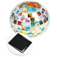 thumbnail image 3 of Lieonvis Mosaic Solar Light Solar Powered Mosaic Glass Ball Light IP44 Waterproof Solar Garden Lights Auto ON/OFF Solar Table Light Solar Lawn Landscape Lamp for Home Yard Patio Party Decorations, 3 of 10
