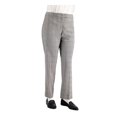 thumbnail image 1 of Anne Klein Womens Black Zippered Plaid Wear to Work Straight Leg Pants Plus 20W, 1 of 1