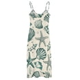 thumbnail image 5 of Beach Seashell Starfish Sleeveless Dress Woman Fashion Long Dresses Women's Summer Suit Dress Summer 2025 Women, 5 of 7