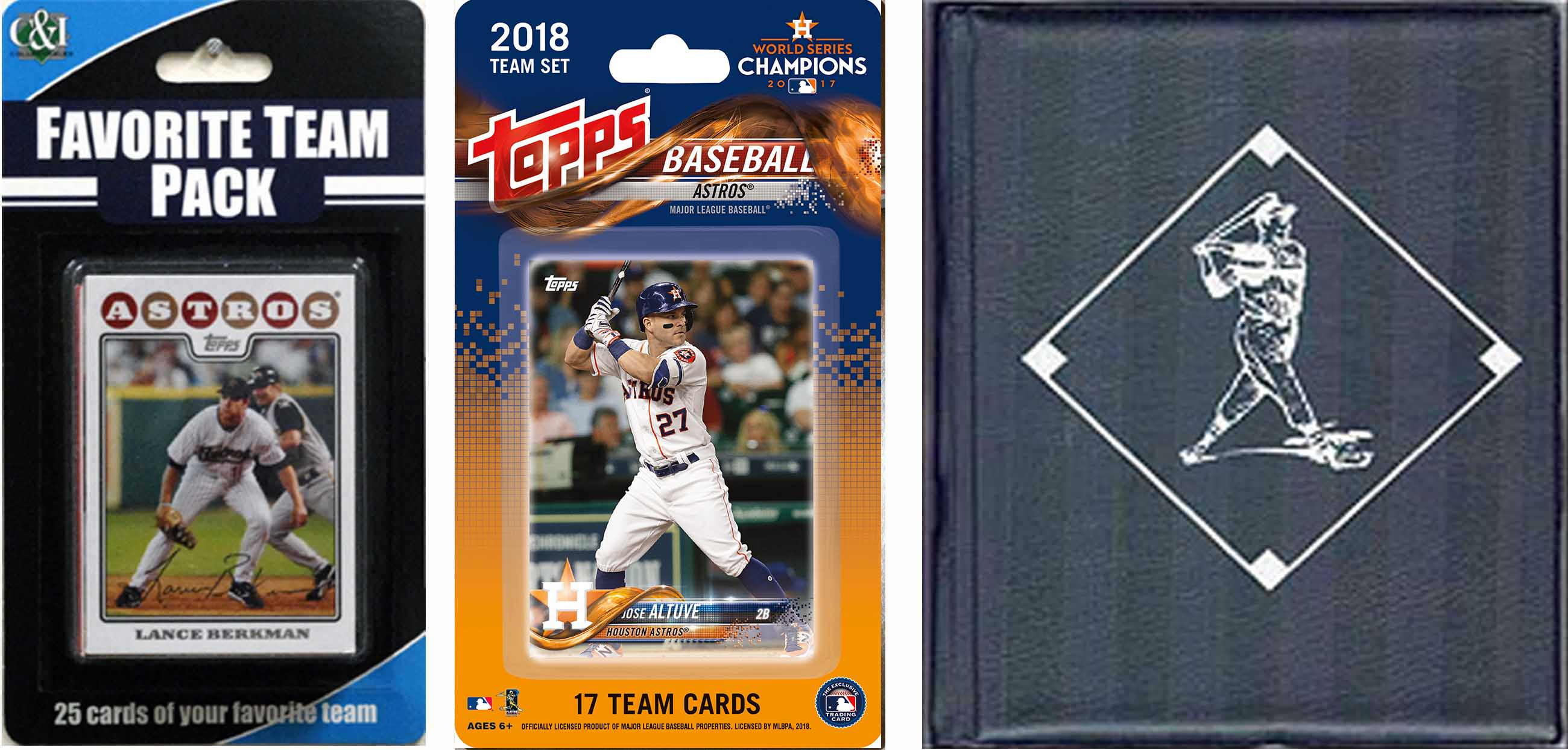 MLB Houston Astros Licensed 2018 Topps® Team Set and Favorite Player