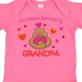thumbnail image 4 of Inktastic Heart Belongs to Grandpa Girls Baby Bodysuit, 4 of 5