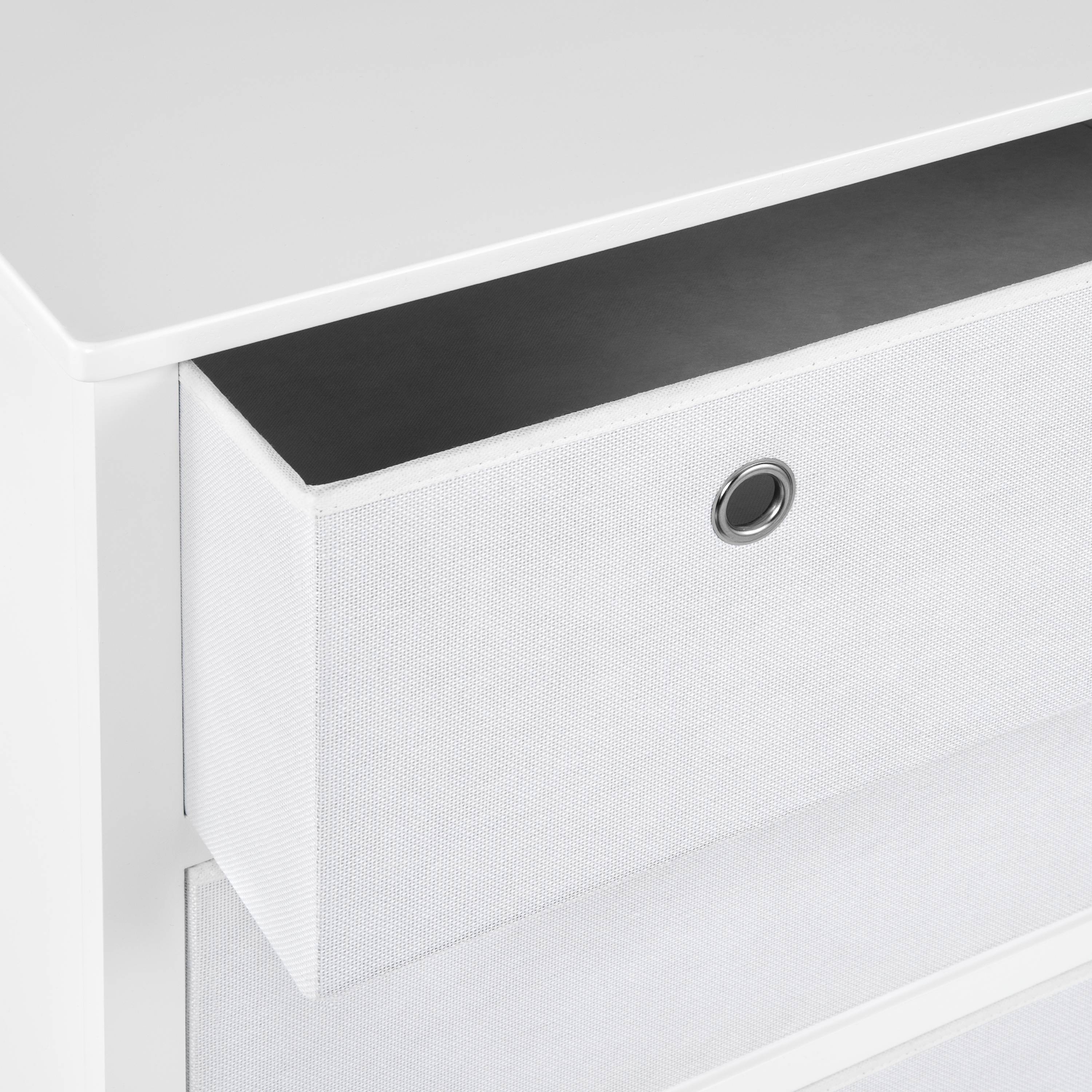 EZ Home Solutions Foldable Furniture Split Drawer Single Dresser 31 x 31 x 19 - White - image 3 of 7