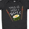 thumbnail image 4 of Inktastic This is How I Roll Cute Sushi Boys or Girls Baby Bodysuit, 4 of 5