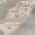 thumbnail image 3 of Gargantilla de perlas, collar delicado ajustable, cadena pequeña de perlas, joyería delicada para el día de San Valentín de la madre para mujeres y niñas, 3 of 5