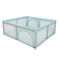 thumbnail image 1 of Corralito de Juego Portátil para Bebés - Área Segura para Gatear y Aprender a Caminar (150x180x68cm) en Azul Claro con Bolsa de Transporte Incluida, 1 of 6