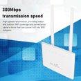 thumbnail image 3 of Enrutador De Módem 4G LTE Desbloqueado Con Ranura Para Tarjeta SIM, Punto De Acceso De Módem 4G LTE, Enrutador WIFI De Viaje 300Mbps 4G CPE WIFI Enrutador Con Antena, 3 of 8