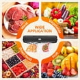 thumbnail image 6 of Vacuum Sealer Machine Food Vacuum Sealer Automatic Air Sealing System for Food Storage Dry and Moist Food Modes 12.6 Inch with 15Pcs Seal Bags Starter Kit (Black), 6 of 8