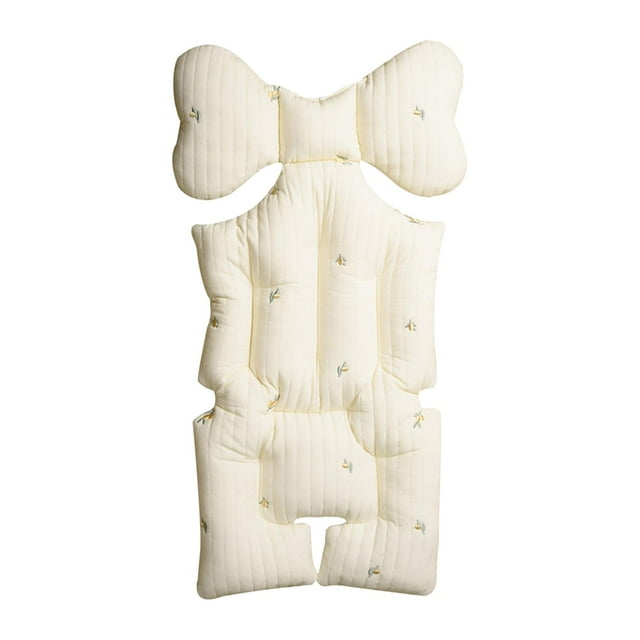 Cojín para cochecito de bebé, colchón transpirable para carrito, forro para asiento de bebé, cómodo Aceitunas