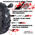 thumbnail image 4 of MASSFX 25x8-12 Front Tire for ATV, UTV, and SxS - 6-Ply with 1/2" Tread Depth, 4 of 9