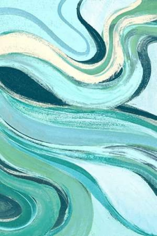 Curving Waves II Canvas Art - Lanie Loreth(20X28)