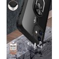 thumbnail image 2 of Amuoc Compatible with iPhone 12 Mini case, [ Military Grade ] with [ Glass Screen Protector] 15ft. Drop Tested Protective Case | Kickstand | 5.8 Inch - Black, 2 of 7