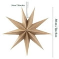 thumbnail image 4 of 5PCS Paper Star Christmas Decorations Christmas 9 Pointed 12 Inch Paper Star Lanterns Large Sage Green Hanging 3D Star Paper Lantern Decorations for Home Xmas Wedding Birthday Party Decor, 4 of 8
