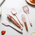 thumbnail image 3 of 1 Piece High Temperature Resistant Silicone Kitchen Utensils, Cooking Tools (Pink Food Clip), 3 of 9