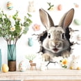 thumbnail image 6 of Easter Bunny Wall Stickers, Self Adhesive Decals for Bedroom Living Room Dining Room, Removable PVC Wall Decor for Glass Window Tile and Mirror(N8), 6 of 8