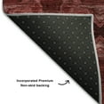 thumbnail image 3 of Addison Rugs Mayfield Washable Transitional Panel Burgundy Rectangle Rug, 10' x 14', 3 of 6