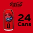 thumbnail image 4 of Coca-Cola Zero Sugar Soda Pop Cans, 12 fl oz, 24 Pack, 4 of 19