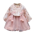 thumbnail image 1 of Pulls pour Enfants Filles Grandes Filles Robes Tout-Petits Enfants Filles Robe du Nouvel An Robe d'Hiver pour Enfants Robe Brodée Tang Performance, 1 of 3