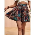 thumbnail image 5 of Women'S Flowy Shorts Beach Vacation Summer High Waist Wide Leg Casual Dressy Shorts Flower Color 5 XXL, 5 of 7