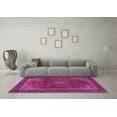 thumbnail image 3 of Ahgly Company Indoor Rectangle Medallion Pink Traditional Area Rugs, 7' x 9', 3 of 4