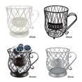 thumbnail image 4 of Creative Home Storage Tools Wrought Iron Storage Basket,White, 4 of 4